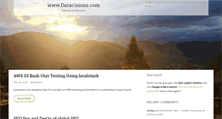 Desktop Screenshot of datacisions.com